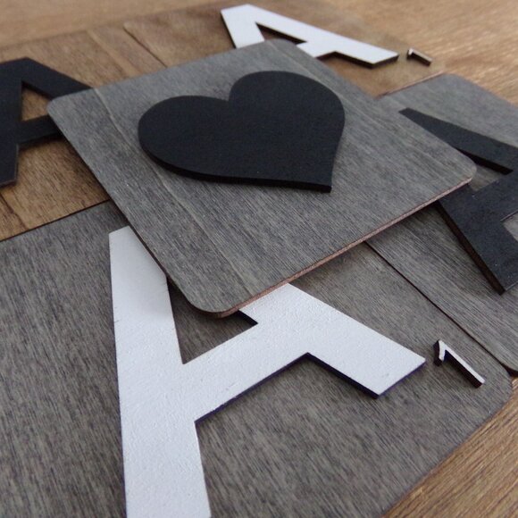 Bark & Burn Other - Wall Scrabble Tiles